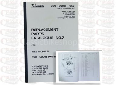 Triumph 1966 3TA, 5TA, T90, T100 Parts book