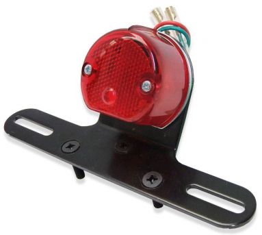 Wipac style tail light with mounting bracket