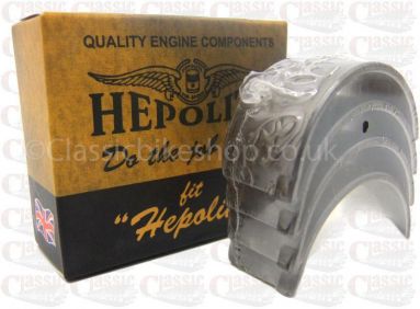 Hepolite Big End Shell Set - Triumph T120 / TR6 / T140 / TR7 -0.020