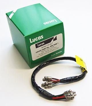 Lucas lampada di coda / Indicatore sub cablaggio. Come montato Triumph Twins (1971-1973)