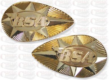 BSA Petrol tank badges B25, B44, A50, A65