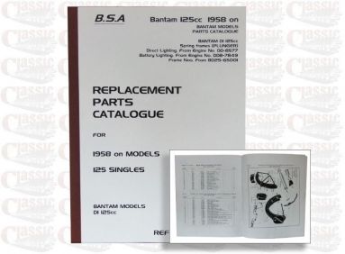 BSA 1958 on Bantam D1 Parts Book