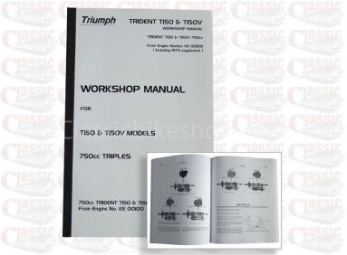 Manuale Triumph T150-T150V Trident Laboratorio