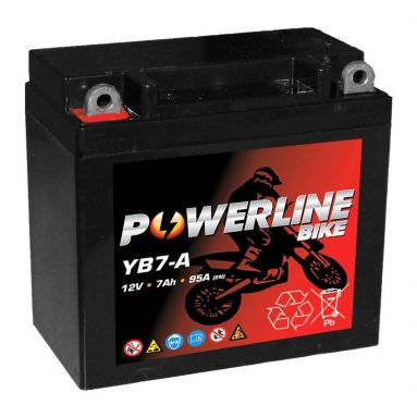 YB7-A AGM Powerline Battery 12V 7Ah