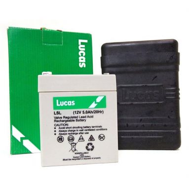 Lucas B38-6 Battery box with 12V 6Ah battery