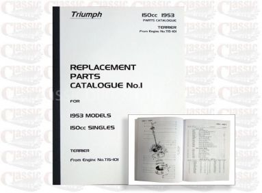 Triumph 1953 T20 Parts Book