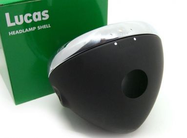 Lucas 7 Inch Headlamp Shell Black