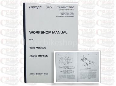 Manuale Triumph T160 Trident Laboratorio