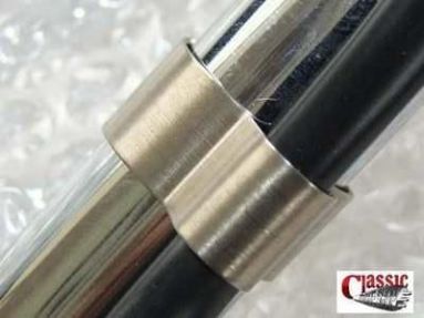 Stainless steel universal handlebar clips