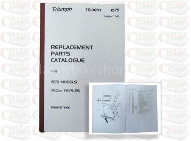 Triumph 1975 Trident T160 Parts Book