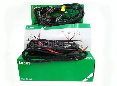 Genuine Lucas main wiring harness and sub loom norton model 7/77