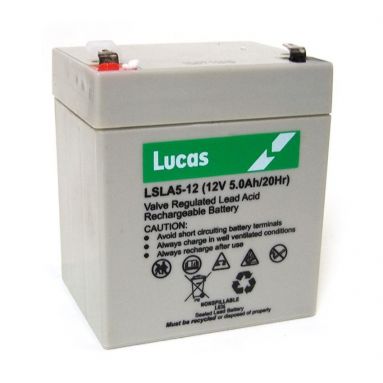 Lucas LSLA5-12 SLA Battery 12V 6Ah