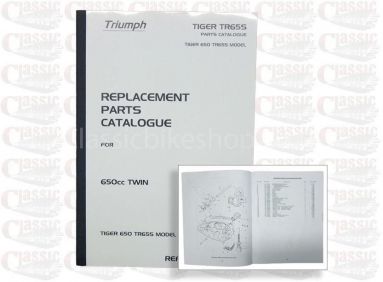 Triumph TR65S Tiger 650 Parts Book