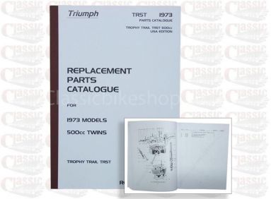Triumph 1973 Trophy Trail TR5T Parts Book