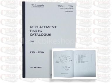 Triumph 1982 TSX Parts Book