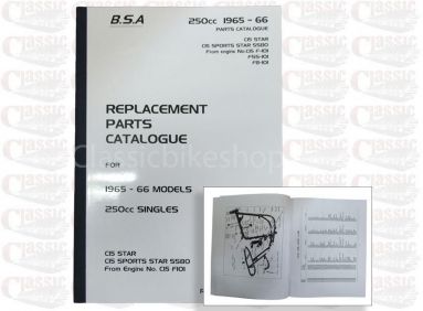 BSA 1965-66 C15 Parts Book