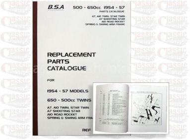 BSA 1954-1957 A10 Parts Book