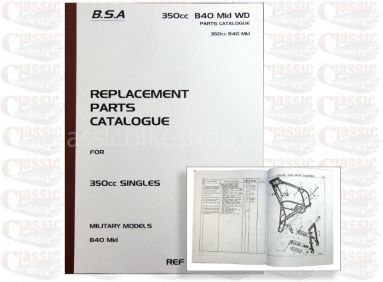 BSA B40 WD Parts Book