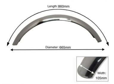 Alloy Front Mudguard 