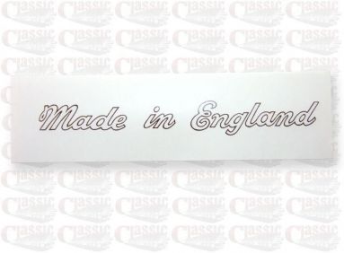 Made In England Transfer