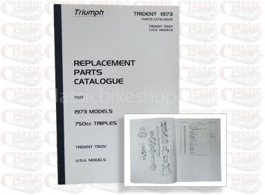 Triumph 1973 Trident T150V Parts Book