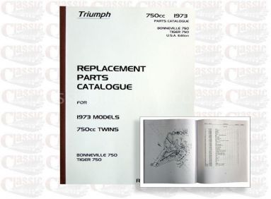 Triumph 1973 750cc USA Parts Book