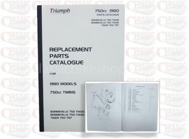 Triumph 1980 750cc Parts Book