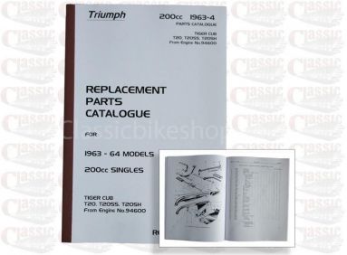 Triumph 1963/64 T20 Parts Book