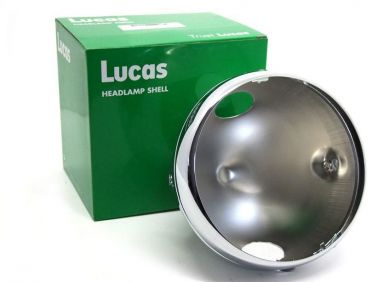 Lucas 7'' Chrome headlamp Shell