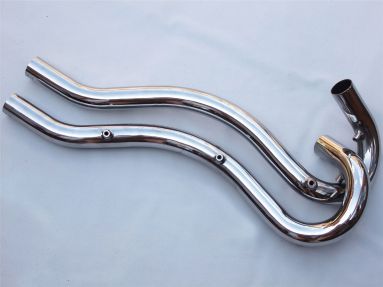 BSA A65F 1967-1968 High Level Exhaust Pipes