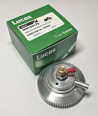 Lucas K2FC/ F2R Magneto End Cap With Breather