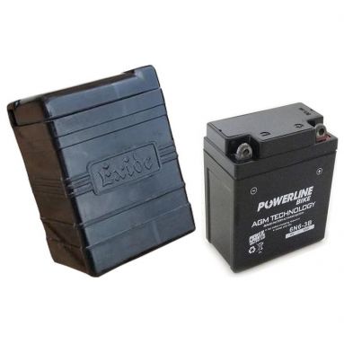 Exide Style Battery Case with 6V Battery