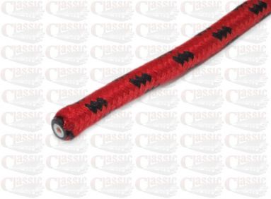 Rojo Con Negro Fleck cobre con cable Cable de alta tensión