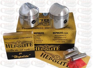 Hepolite kit piston + 60 '' Unité Triumph 500cc T100