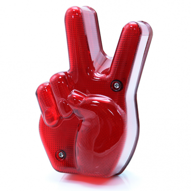 Victory Hand LED Stop/ Tail Peace Sign Tail Light