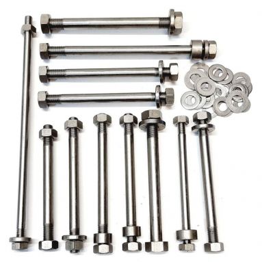 Norton P11 Engine to Frame Bolt Set, Stainless Steel