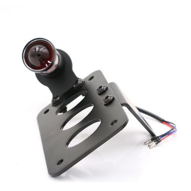 Universal Stop Side Mount Tail Light With Number Plate Bracket