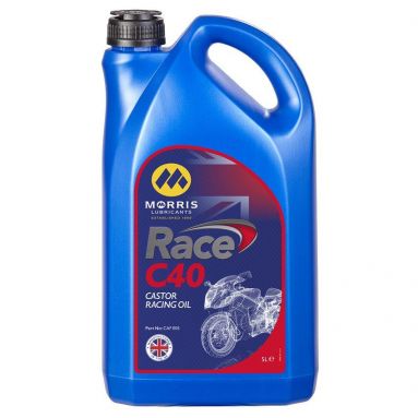 Race C40 Castor Based Motorcycle Engine Lubricant 5L