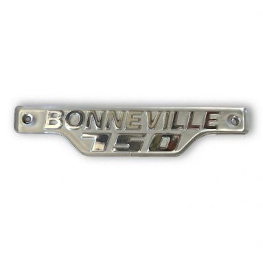 Triumph T140 Bonneville Side Panel Badge Silver/ Grey OEM: 83-7252