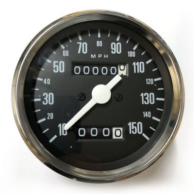 Speedometer Black Face (MPH) Ratio  1.25-1/ 15-12