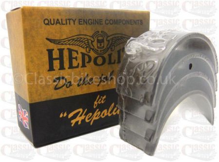Hepolite Big End Shell Set - Triumph T120 / TR6 / T140 / TR7 -0.030