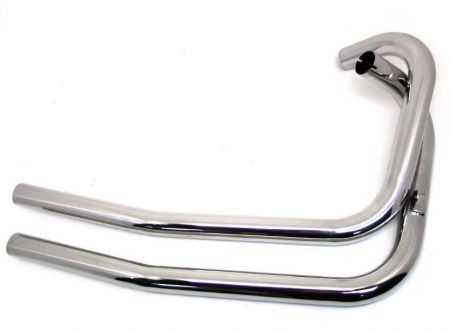 Triumph T120 T140 1 3/4 Inch Bore Exhaust Pipes with Kickup
