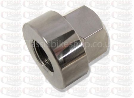 BSA A&B Group Spindle Nut. Q/D Type.  Stainless Steel, OEM:  67-6031