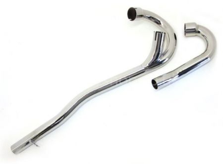 Triumph 650 TR6 High Level Siames Exhaust Pipe up to 1959