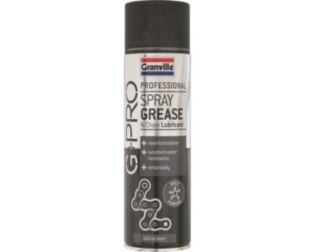 G + Pro Spray Grease & Chain Lubricant 500ml