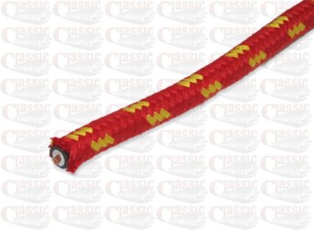 Red with Yellow Fleck Copper Cored HT Lead 