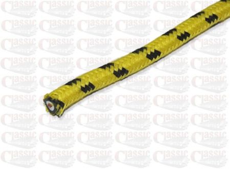 Yellow with Black Fleck Copper Cored HT Lead 